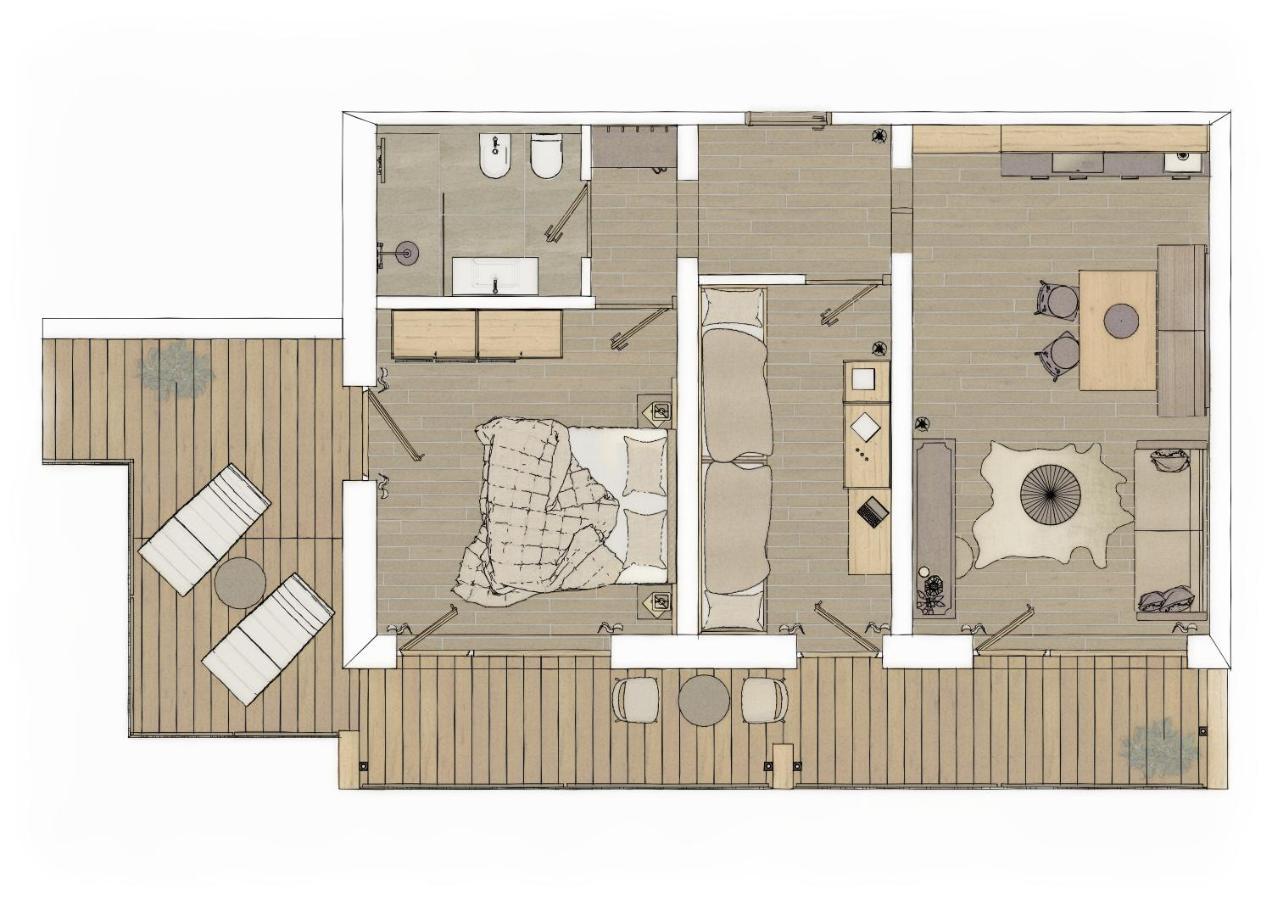 Alpenspitz Appartements - Garni - B&B Racines Eksteriør bilde